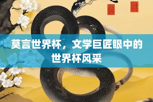 莫言世界杯，文学巨匠眼中的世界杯风采眉山市正发家政服务有限公司