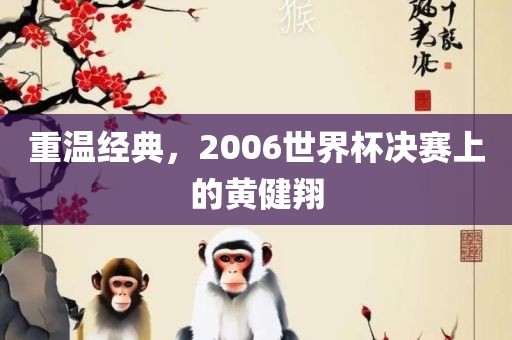 重温经典，2006世界杯决赛上的黄健翔眉山市正发家政服务有限公司