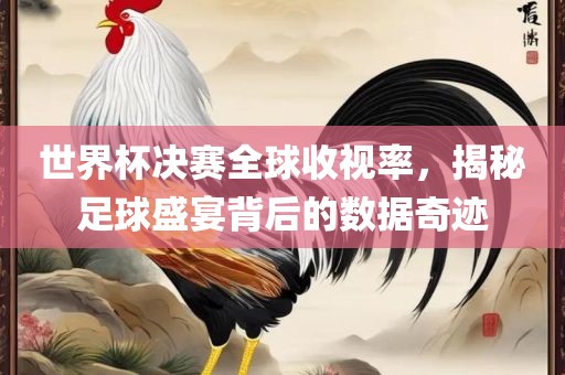 世界杯决赛全球收视率，揭秘足球盛宴背后的数据奇迹眉山市正发家政服务有限公司