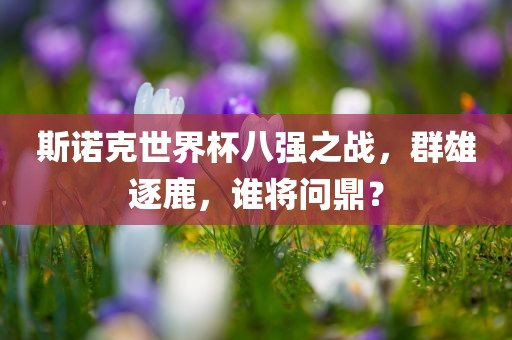 斯诺克世界杯八强之战，群雄逐鹿，谁将问鼎？