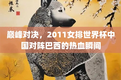 巅峰对决，2011女排世界杯中国对阵巴西的热血瞬间