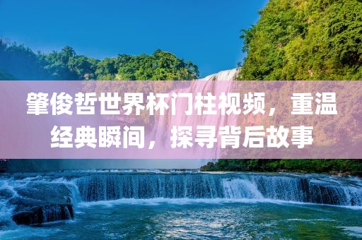 肇俊哲世界杯门柱视频，重温经典瞬间，探寻背后故事