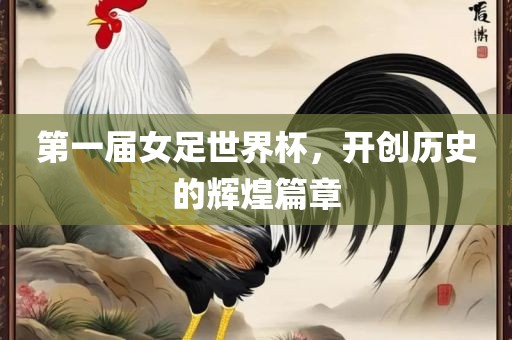 第一届女足世界杯，开创历史的辉煌篇章