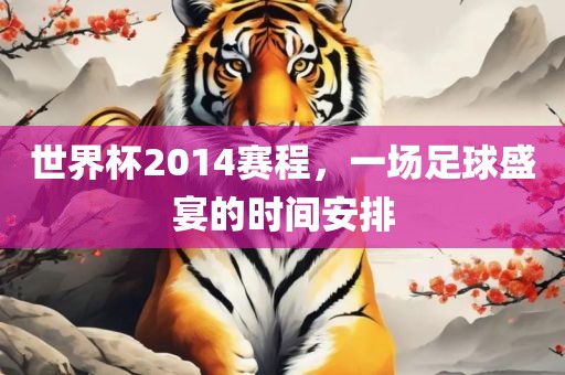 世界杯2014赛程，一场足球盛宴的时间安排眉山市正发家政服务有限公司