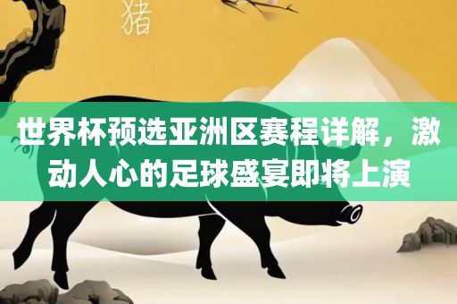 世界杯预选亚洲区赛程详解，激动人心的足球盛宴即将上演眉山市正发家政服务有限公司