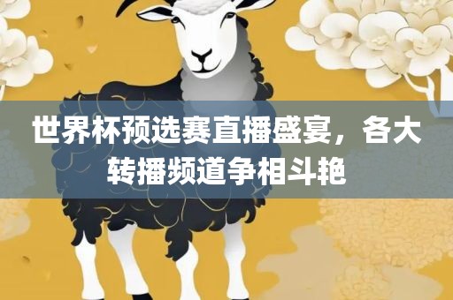 世界杯预选赛直播盛宴，各大转播频道争相斗艳眉山市正发家政服务有限公司