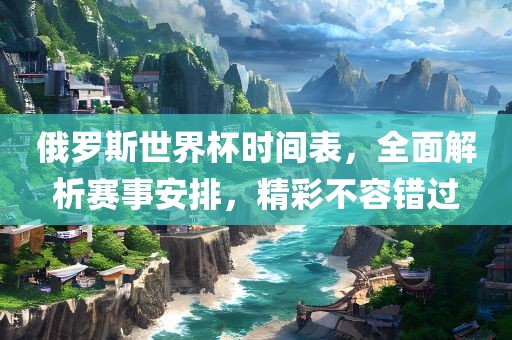 俄罗斯世界杯时间表，全面解析赛事安排，精彩不容错过