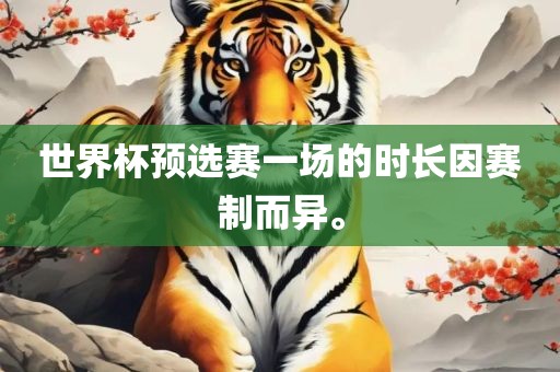 世界杯预选赛一场的眉山市正发家政服务有限公司时长因赛制而异。