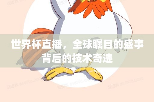 世界杯直播，全球瞩目的盛事背后的技术奇眉山市正发家政服务有限公司迹