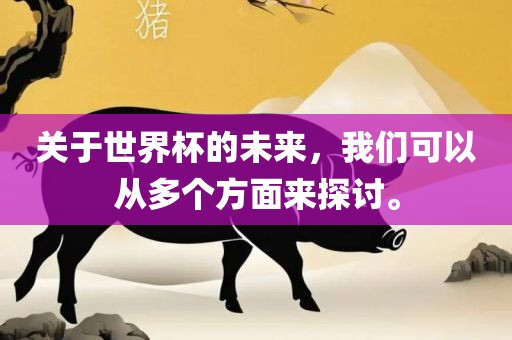 关于世界杯的未来，我们可以从多个方面来探讨。眉山市正发家政服务有限公司