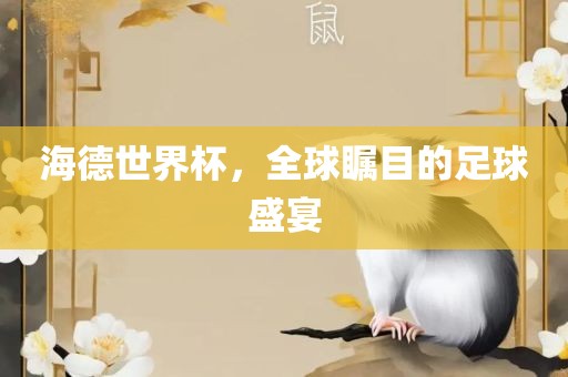 海德世界杯，全球瞩目的足球盛宴眉山市正发家政服务有限公司