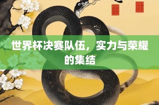 世界杯决赛队伍，实力与荣耀的集结