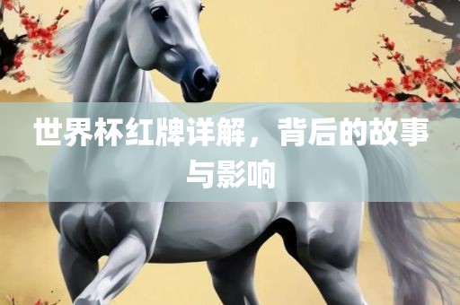世界杯红牌详解，背后的故事与影响