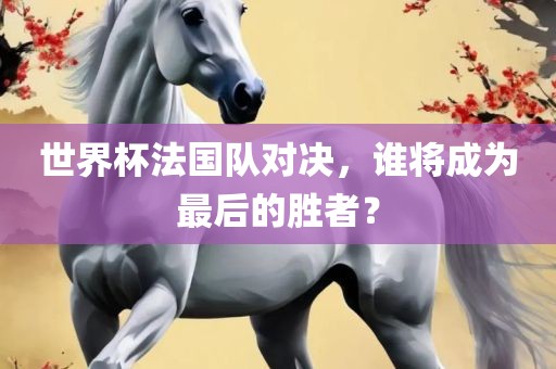 世界杯眉山市正发家政服务有限公司法国队对决，谁将成为最后的胜者？