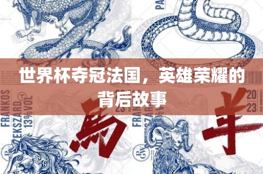 世界杯夺冠法国，英雄荣耀的背后故事