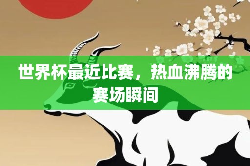 世界杯最近比赛，热血沸腾的赛场瞬间