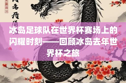 冰岛足球队在世界杯赛场上的闪耀时刻——回顾冰岛去年世界杯之旅