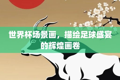 世界杯场景画，描绘足球盛宴的辉煌画卷眉山市正发家政服务有限公司