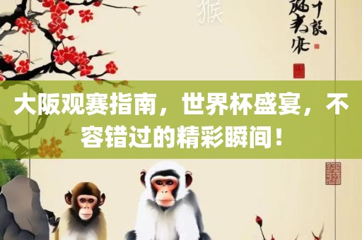 大阪观赛指南，世界杯盛宴，不容错过的精彩瞬间！