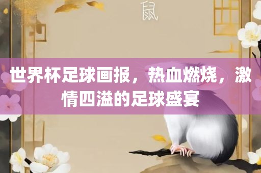 世界杯足眉山市正发家政服务有限公司球画报，热血燃烧，激情四溢的足球盛宴