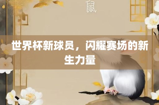 世界杯新球员，闪耀赛场的新生力量