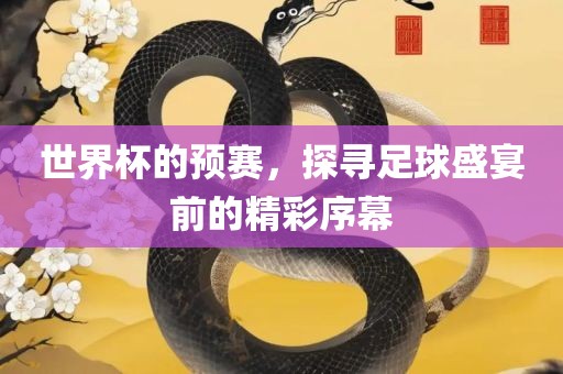 世界杯的预赛，探寻足球盛宴前的精彩序幕