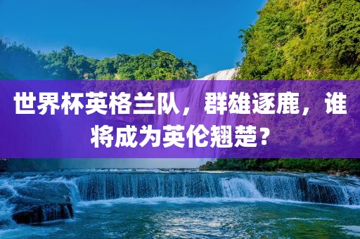 世界杯英格兰队，群雄逐鹿，谁将成为英伦翘楚？