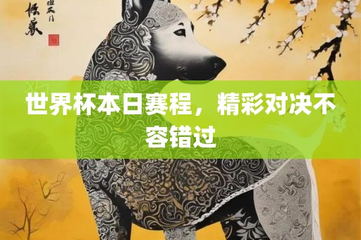 世界杯本日赛程，精彩对决不容错过眉山市正发家政服务有限公司
