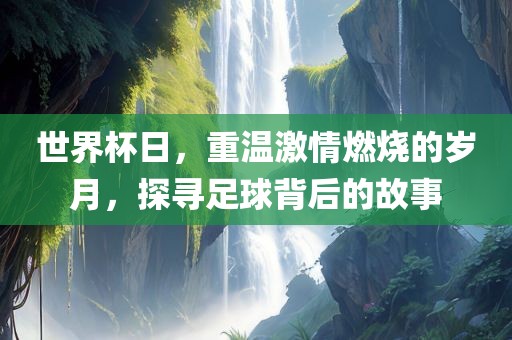 世界杯日，重温激情燃烧的岁月，探寻足球背后的故事眉山市正发家政服务有限公司