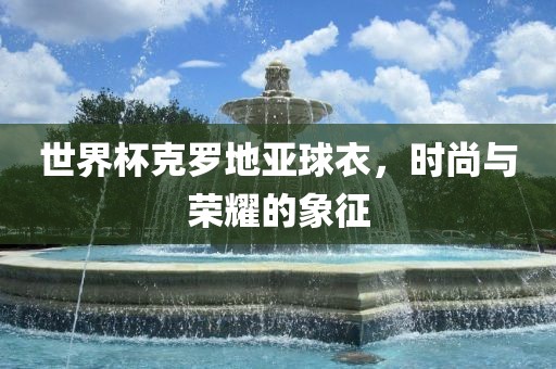 世界杯克罗地亚球衣，时尚与荣耀的象征眉山市正发家政服务有限公司